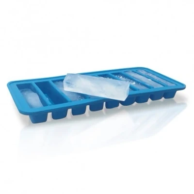 Afbeelding van Nerthus Ijsblokjesschaal Silicone 9 Ijsstaafjes