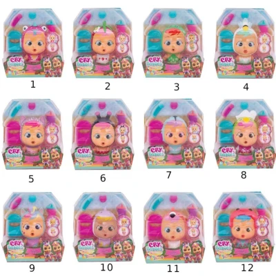 Afbeelding van CRY Babies Magic Tears Tropical Beach Jenna, pop om te verzamelen, huilt met badpak, 4 accessoires, speelgoed en cadeau voor meisjes jongens vanaf 3 jaar