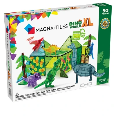 Afbeelding van Magna tiles magnetische tegels dino world xl 50st