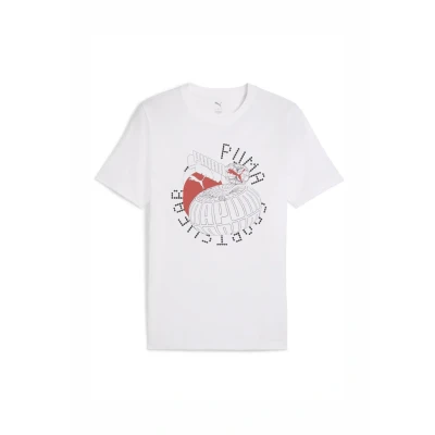 Afbeelding van Puma Graphics Execution Tshirt print, Heren, Maat: XXL, White