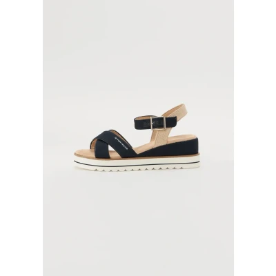 Afbeelding van TOM TAILOR 9590210006 damessandalen, Navy Blauw, 39 EU