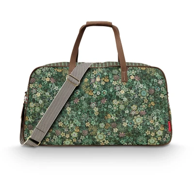 Afbeelding van Pip Studio Tovy Weekendtas Groen Tutti i Fiori Waterafstotend