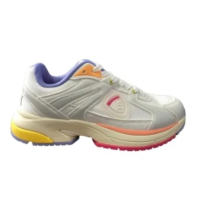 Afbeelding van Blauer MOON Sneakers laag, Dames, Maat: 41, White/ Kunststof/ textiel