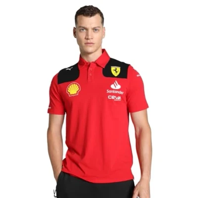 Afbeelding van Puma Scuderia Ferrari Tshirt print, Heren, Maat: XXL, Rosso corsa