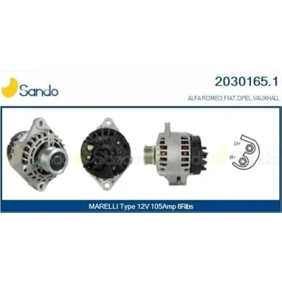 Afbeelding van CASCO CAL30165GS Dynamo / Alternator 12V 105A OPEL: Astra H Caravan, Zafira B, Hatchback, FIAT: Grande Punto Stilo Hatchback