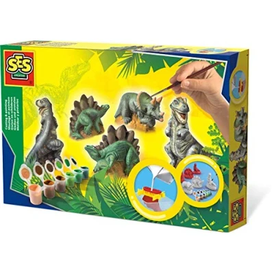 Image de Moulage et peinture Dinosaures