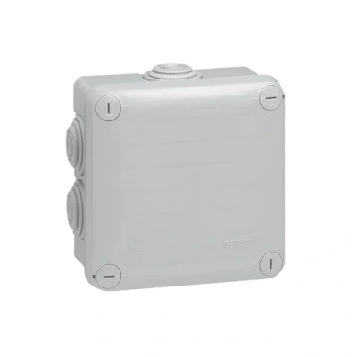 Afbeelding van Legrand Aftakdoos Plexo vierk. IP 55 waterdicht grijs 7 kabelinv.