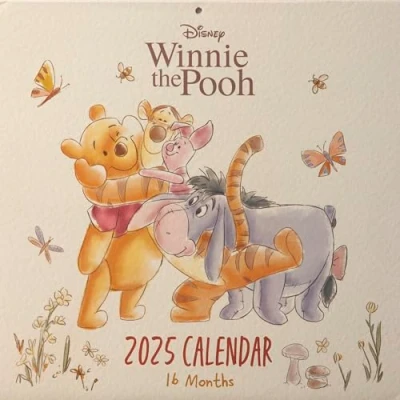 Afbeelding van Winnie de Poeh kalender 30x30 cm 2025 pyramid