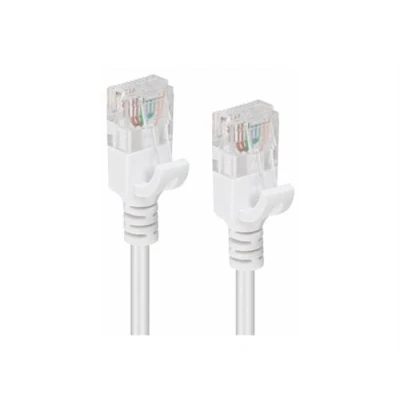Image de MicroConnect Câble réseau RJ 45 (M) pour 15 m UTP CAT 6 sans crochet, bloqué blanc
