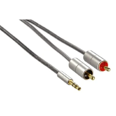 Afbeelding van Hama 3,5 mm 2 x Cinch (1 m, aansluiting (AUX), RCA), Audiokabel