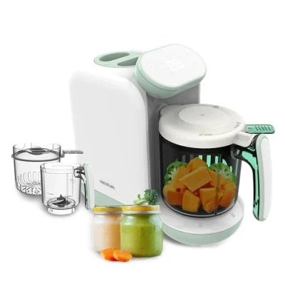 Afbeelding van Cecotec Nana BabyCare FoodProcessor Keukenmachine voor baby&#039;s, pureer, steriliseert en verwarmt flessen, BPA vrij, geschikt fruit, groenten fruit