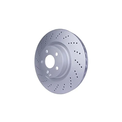 Afbeelding van HELLA PRO 8DD 355 116 951 Remschijf 344 32 05/06 112 interne ventilatie, Geperforeerd Gecoat Zonder wielbevestigingsbout, wielnaaf