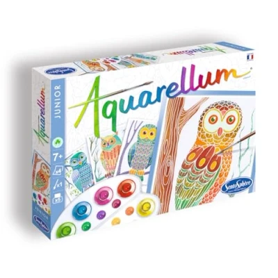 Image de Sentosphère Aquarellum Junior Hiboux