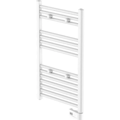 Afbeelding van Badkamerradiator met timer 80x50x15 cm wit
