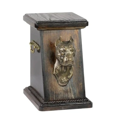 Afbeelding van Elegante urn hond voor American Staffordshire Terrier met hondenbuste