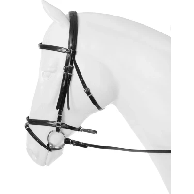 Afbeelding van Horka Hoofdstel Pvc Flashy Zwart Full