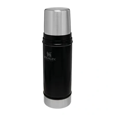 Image de Stanley Classic Legendary Thermos 0.47L Maintient la Température 15h (Chaud/Froid) Bouteille Isotherme 500ml Sans BPA Gourde en Acier Inoxydable Inox Matt Black