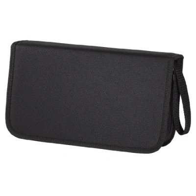 Afbeelding van Hama Nylon Wallet 104 Cd Zwart Red