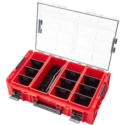 Afbeelding van QBRICK grote organizer met bakken en adapters System ONE RED Ultra HD