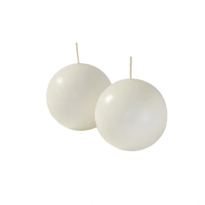 Afbeelding van Cereria di Giorgio Risthò Bolkaarsen, was, crème, 8 x cm, 4 stuks