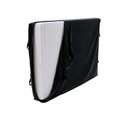 Afbeelding van Dreamzie Matrasovertrek 200 x cm (gemaakt in de EU en Oeko Tex dikte 30 cm) 4 handgrepen ritssluiting matrasbeschermer, waterdicht
