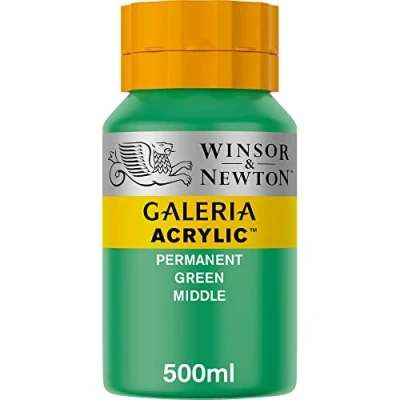 Afbeelding van Winsor &amp; Newton Acryl Galeria 500 ml Groen Permanent Medium Serie 1