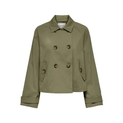 Image de ONLY Trench coat court pour femme, Aloe, M