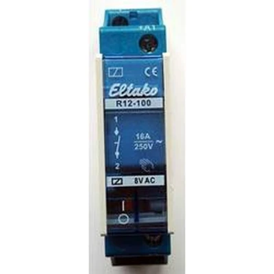 Afbeelding van Eltako 22100010 Schakelrelais Nominale spanning: 8 V Schakelstroom (max.): A 1x NO 1 stuk(s)