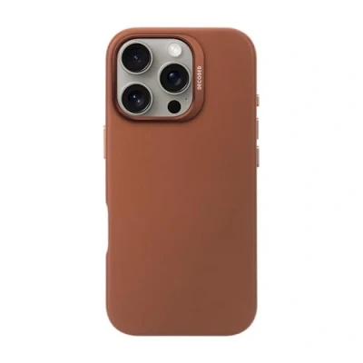 Afbeelding van Decoded Leather Backcover Apple iPhone 16 Pro Tan
