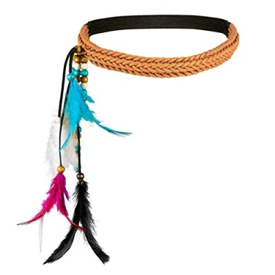 Afbeelding van Boland Hoofdband Festival Één maat Volwassenen Unisex 60&#039;s &amp; 70&#039;s Hippie Flower Power Boho