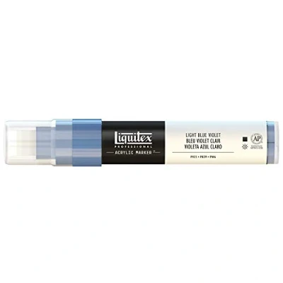 Afbeelding van Liquitex Marker, brede punt, paars, lichtblauw