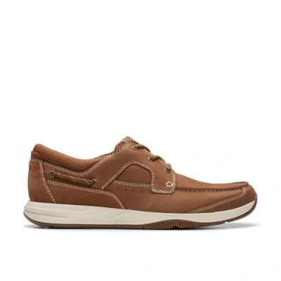 Afbeelding van Clarks Sailview Lace Veterschoen Mannen Bruin Maat 7½