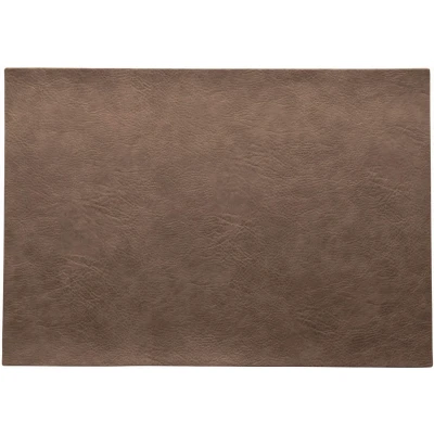 Afbeelding van ASA Placemat Van Leer 46 X 33 Cm Hazelnootbruin