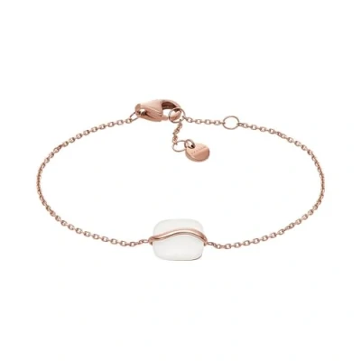 Afbeelding van Skagen dames Sofie armband met glassteen SKJ1815791 in de kleur Roségoud