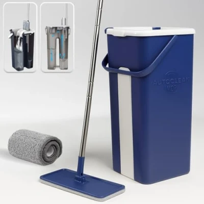 Afbeelding van Starlyf Auto Clean Mop Dweil 2 in 1 dweilsysteem Voor alle vloertypes 360 draaibare kop