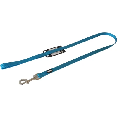 Afbeelding van Nobby Classic Hondenlijn Nylon S Lichtblauw Breedte 15 mm Lengte 120 cm