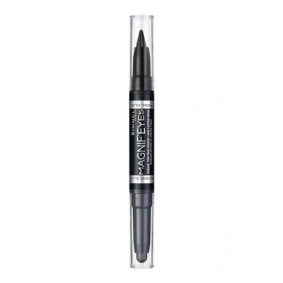 Afbeelding van Rimmel Magnif&#039;Eyes Double Ended Oogschaduw &amp; Eyeliner 001 Back To Blacks