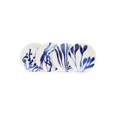 Afbeelding van Royal Doulton 1815 Pacific bord 24 cm 2025 gemengde motieven blauw 4 stuks