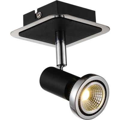 Afbeelding van XZIBIT spot 1xGU10 5W LED incl. zwart/chroom