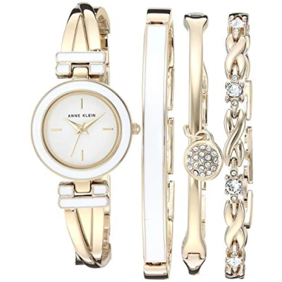 Afbeelding van ANNE KLEIN Hoogwaardige kristallen armband en set voor dames, Goud, AK/3284WTST