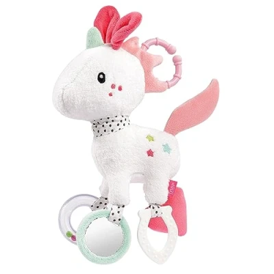 Afbeelding van Fehn Aiko &amp; Yuki Rammelaar Eenhoorn 26 Cm Wit