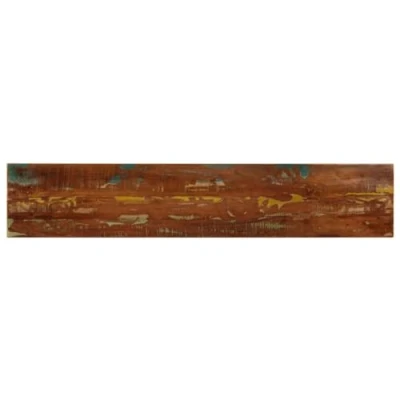 Afbeelding van Tafelblad rechthoekig 180x30x2,5 cm massief gerecycled hout
