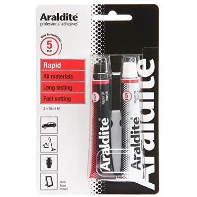 Afbeelding van Araldite ❤️ Snel snel, duurzaam 2 epoxyspuiten van 15 ml