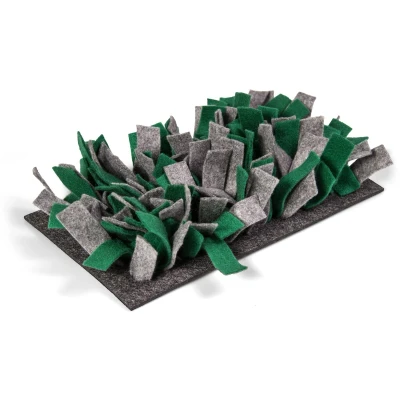 Afbeelding van Bunny Nature Snuffelmat Vilt Grijs / Groen 28X15X5 CM