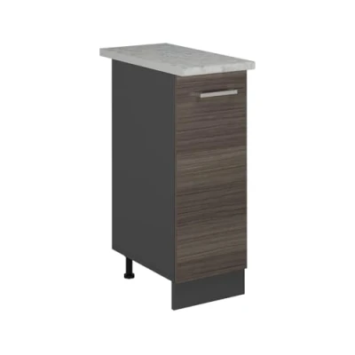 Afbeelding van Vicco Meuble d&#039;apothicaire R Line gris élégant, 30 cm, AP marbré