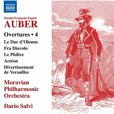 Afbeelding van Moravian Philharmonic Orchestra, Dario Salvi Auber: Overtures 4 (CD)