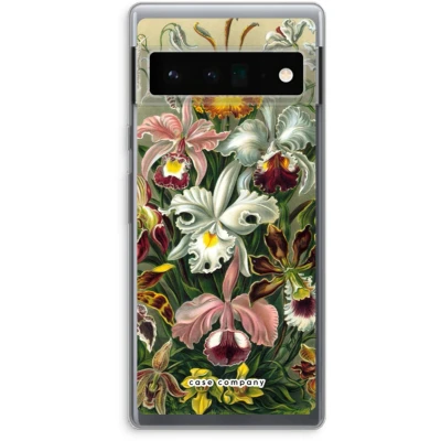 Afbeelding van Case Company® hoesje geschikt voor Google Pixel 6 Pro Haeckel Orchidae Soft Cover Telefoonhoesje Bescherming aan alle Kanten en Schermrand