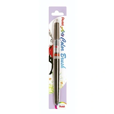 Afbeelding van Pentel XGFL Color Brush kwast, navulbaar, aquarelinkt, grijs, 1 stuk