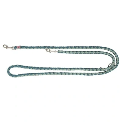 Afbeelding van Trixie Hondenriem Cavo Verstelbaar Petrol / Salie Groen 200X1,2 CM