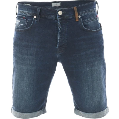 Afbeelding van LTB Heren Short Broeken Corvin slim Fit Blauw Volwassenen Korte Jeans Broek Bermuda